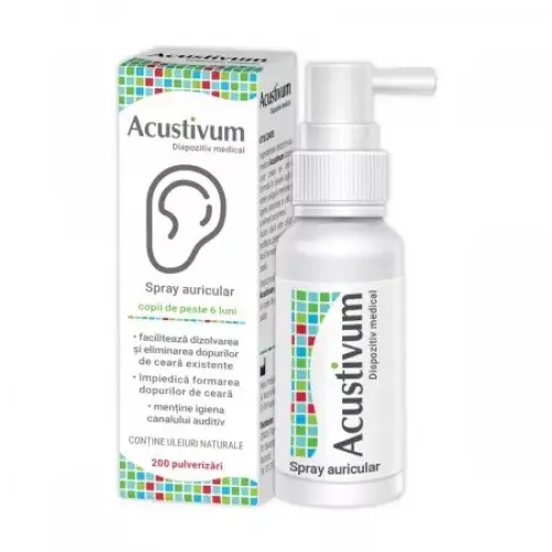 Zdrovit Acustivum spray auricular, 20ml Zephyr Labs