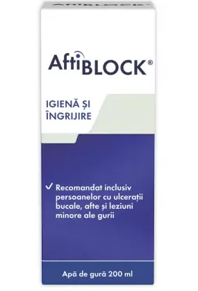 Zdrovit Aftiblock apa de gura 200 ml