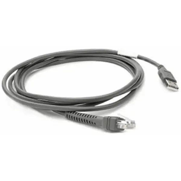 ZEBRA Cablu de semnal, Zebra, 2.1 m, USB, Negru