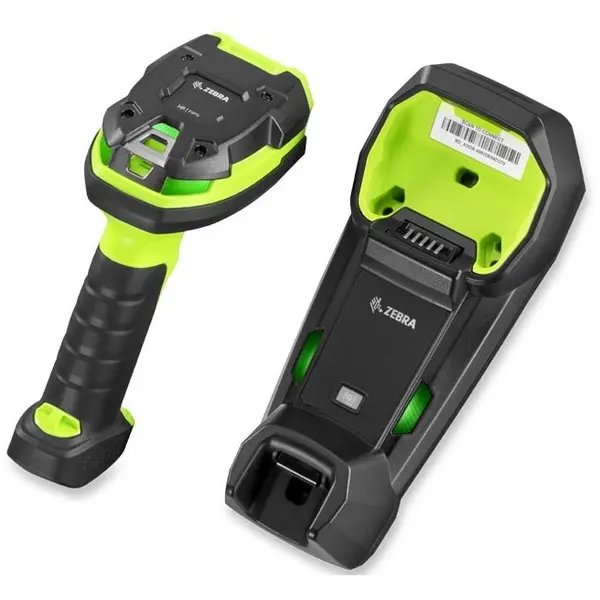 ZEBRA Cititor coduri de bare Zebra DS3678-HD, USB, cradle, Verde-Negru