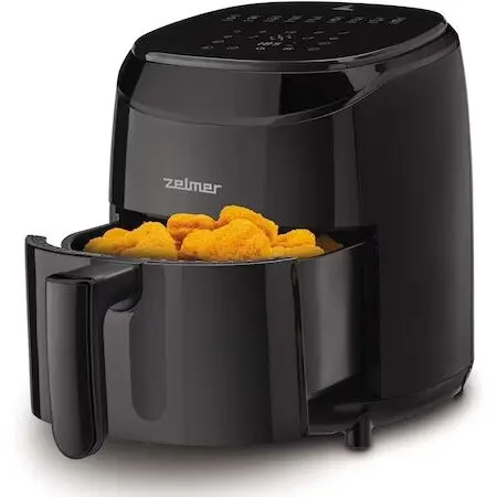 ZELMER Friteuza cu aer cald Zelmer ZAF3550, 1200 W, 3,5 l, Timer 60 minute , Negru