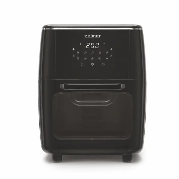 ZELMER Friteuza cu aer cald Zelmer ZAF7120,1700 W, 12 L, 10 programe automate, accesoriu rotisor, Negru