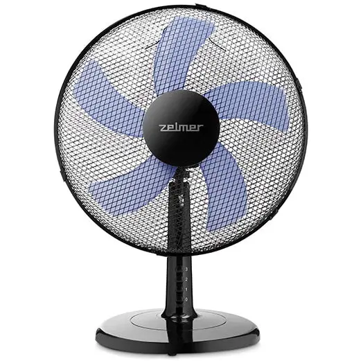ZELMER Ventilator de birou Zelmer ZTF0400, 50 W, 40 cm diametru, 3 trepte viteza, Negru