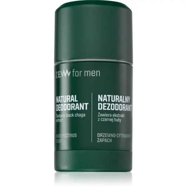 Zew For Men Natural Deodorant deodorant solid natural 80 ml