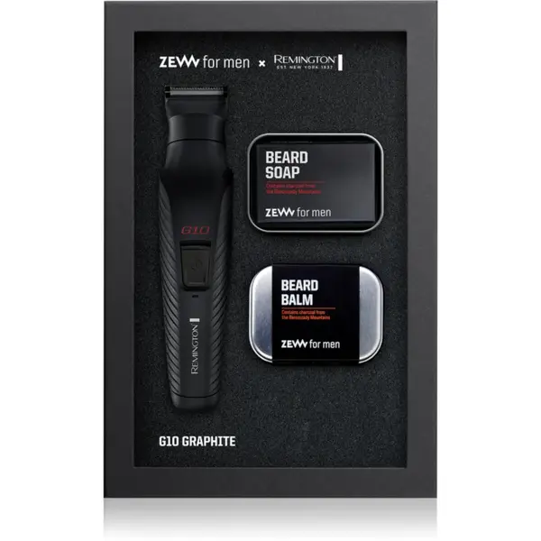 Zew For Men Remington G10 Graphite set de tuns barba si corp