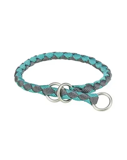 Zgardă câini pui reglabilă XS TRIXIE Cavo 25–31 cm aqua/grafit
