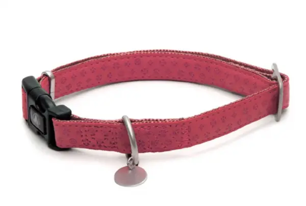 Zgarda pentru caini Croci Mylord, marime S, 20 - 30 cm, roz