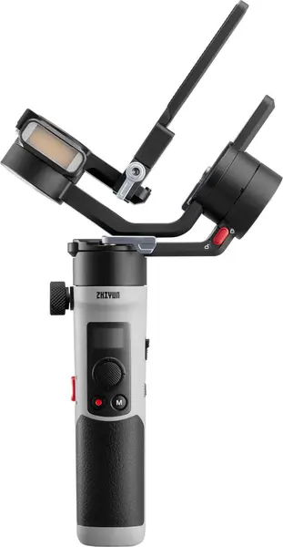 Zhiyun Crane M2S Combo Gimbal Stabilizator 3 Axe pentru Mirrorless, Smartphone si Camere Actiune, Lumina LED, Rucsac inclus