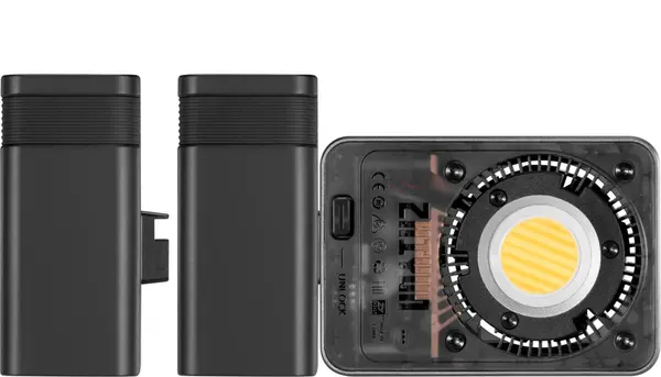 Zhiyun Molus X60 Pro Lampa LED, 60W, Bi-Color 2700K-6500K, 2680 Lux, 2 x Battery Grip, Softbox, Mini Reflector