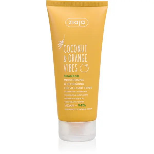 Ziaja Coconut & Orange Vibes sampon hidratant pentru toate tipurile de păr 200 ml
