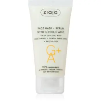 Ziaja Face Mask + Scrub with Glycolic Acid masca exfolianta