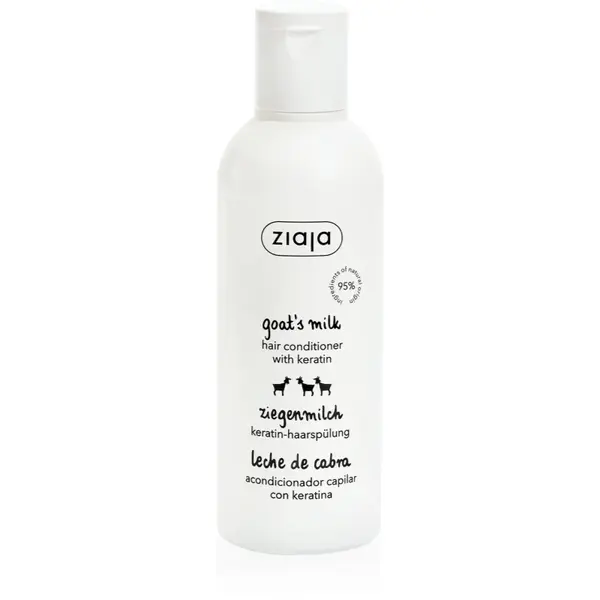 Ziaja Goat's Milk balsam pentru indreptare pentru păr uscat și deteriorat 200 ml