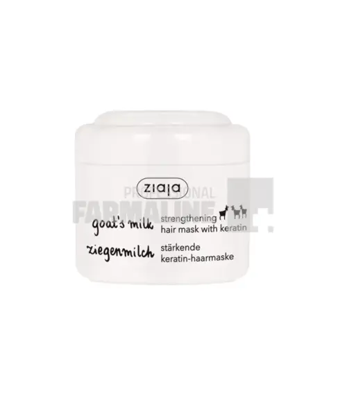 Ziaja Goat's Milk Masca pentru par cu keratina 200 ml