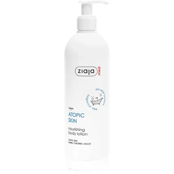 Ziaja Med Atopic Skin lotiune hidratanta pentru piele atopica destinata copiilor si adultiilor 400 ml