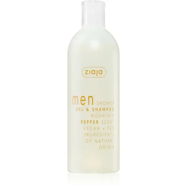 Ziaja Men gel de dus pentru corp si par pentru barbati Mountain Pepper 400 ml