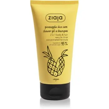 Ziaja Pineapple Gel de duș energizant pentru corp si par