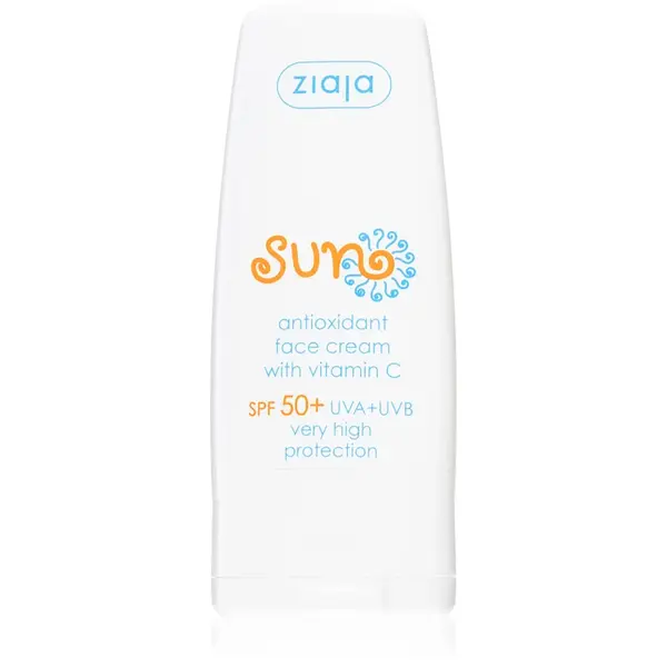 Ziaja Sun crema de fata antioxidanta cu vitamina C SPF 50+ 50 ml