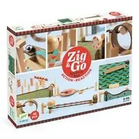 Zig ; Go Djeco, set de constructie trasee, 48 piese