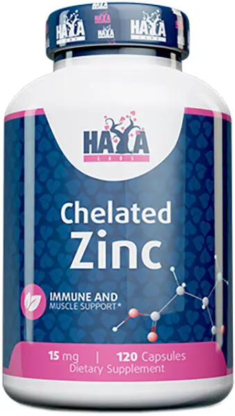 Zinc, 15 mg, 120 capsule, Haya Labs