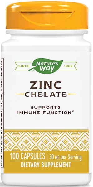 Zinc Chelate, 100 capsule, Nature's Way