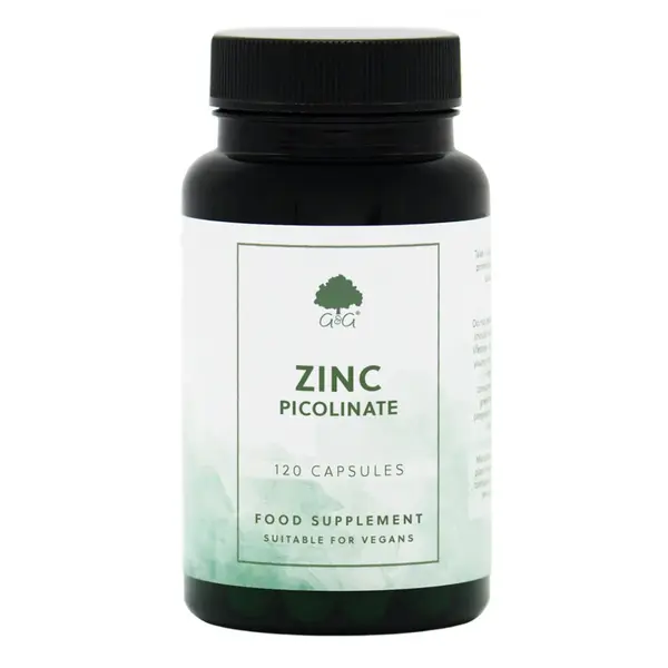 Zinc Picolinat, 22 mg, 120 capsule vegetale, G&G
