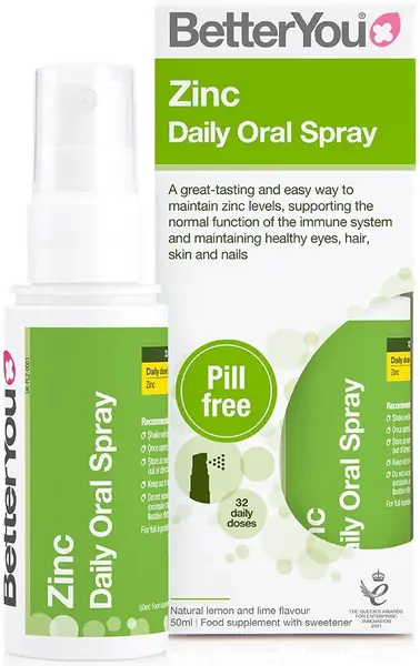 Zinc Spray oral, 10 mg, 50 ml, 32 doze zilnice, Better You