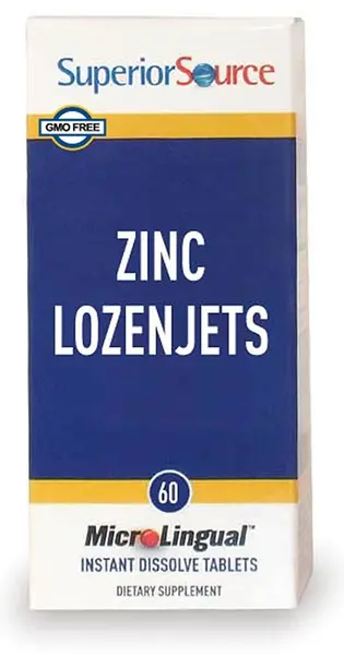 Zinc + Vitamina C, 60 comprimate sublinguale, Superior Source