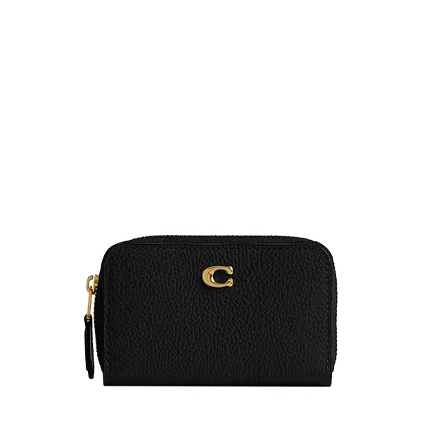 Zip around card wallet black