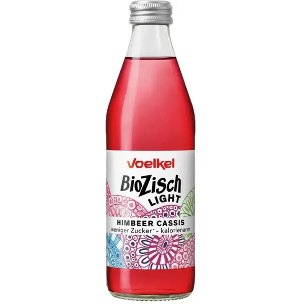 Zisch Light cu Zmeura si Coacaze Negre, Voelkel, Bio, 330 ml