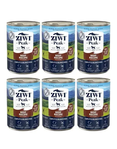 ZIWIPEAK Dog Beef cu vita, conserve caini 6x390 g