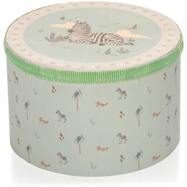 Zopa Wooden Drum jucărie muzicală din lemn Mint 1 buc