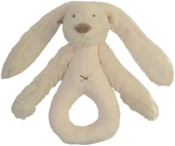 Zornaitoare Happy Horse - Iepurasul Richie, bej, 19 cm