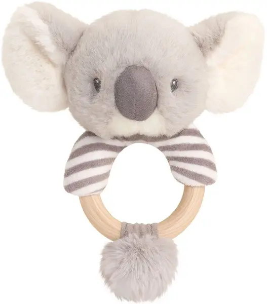 Zornaitoare pentru bebelusi Keel Toys Keeleco - Koala, inel, 14 cm