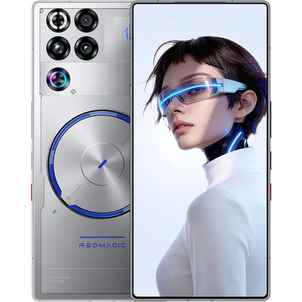 ZTE Telefon mobil Nubia Redmagic 11S Pro 144Hz Gaming, 16GB RAM, 512GB ROM, Snapdragon 8 Elite Gen 5 Leading, 6.85 AMOLED Full Screen, Dual-Sim, Subzero