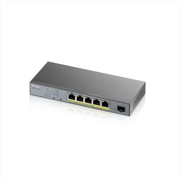 ZyXEL Switch ZYXEL GS1350-6HP-EU0101F , 6 Porturi CCTV PoE , 60W, 802.3BT