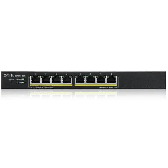 ZyXEL Switch ZyXEL GS1915-8EP-EU0101F, Smart Managed, Layer 2, POE, 8 Porturi, Gigabit, Fanless