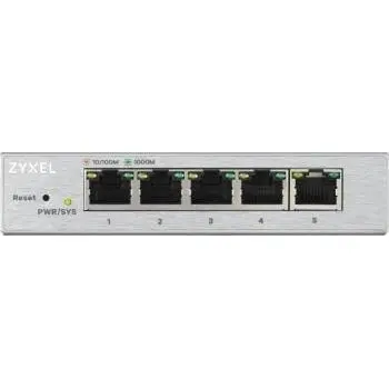 ZyXEL Zyxel Gs1200-5, 5-Port Gbe Web Smart Metal Switch, Fanless