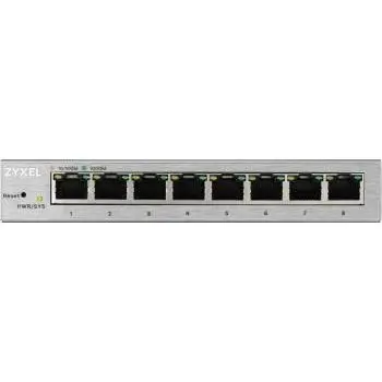 ZyXEL Zyxel Gs1200-8, 8-Port Gbe Web Smart Metal Switch, Fanless