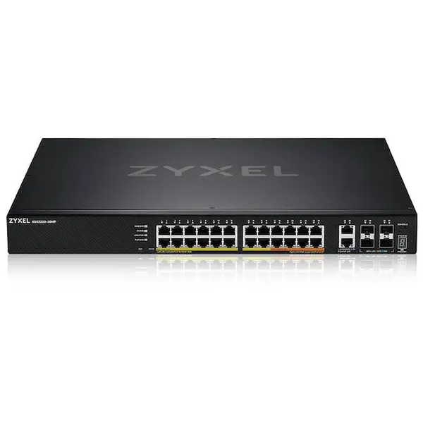 ZyXEL ZYXEL XGS2220-30HP, L3 Access Switch, 400W PoE, 16xPoE+/10xPoE++, 24x1G RJ45